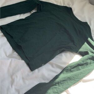 All in Motion Kids Long Sleeve Tee - Dark Green